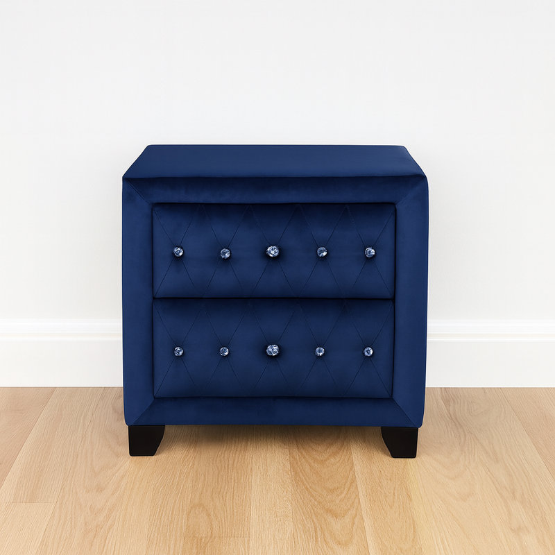 Rausch 2 - Drawer Nightstand, Blue