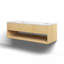 Redbridge 60'' Double Wall Mounted Bathroon Vanity with Quartz Top