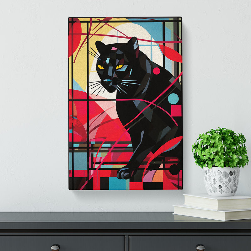 Panther Constructivism No.2 - No Frame Print, 60cm H x 40cm W x 3cm D
