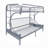 ACME Eclipse Futon Audeliz (Twin/Full), Silver-780040294-780040286