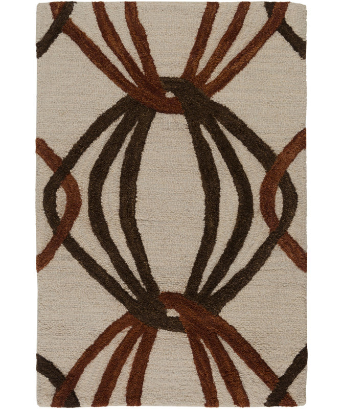 Sena Wool Geometric Indoor Rug, Rectangle 5' x 8'
