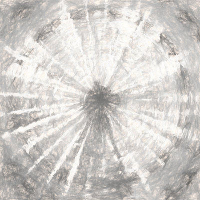 Grey Circle - Wrapped Canvas Print
