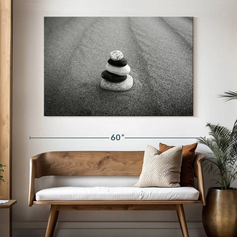 Kerrick Prayer Stones At Nubra, 34" H x 51" W
