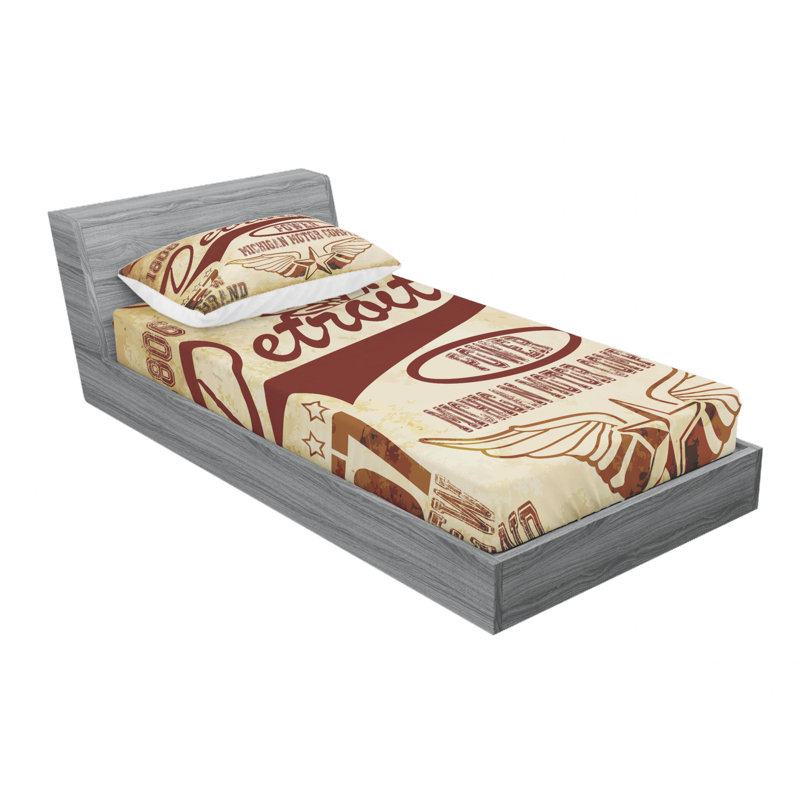 Microfiber Sheet Set, Twin XL Sheet Set with Fitted Sheet