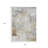 3' X 5' Linen Gray And Ivory Abstract Washable Indoor Outdoor Area Rug