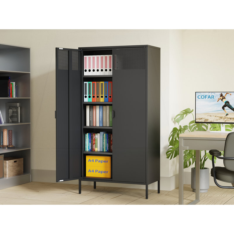 Versatile Metal Storage Locker with Advanced Design for Various Spaces