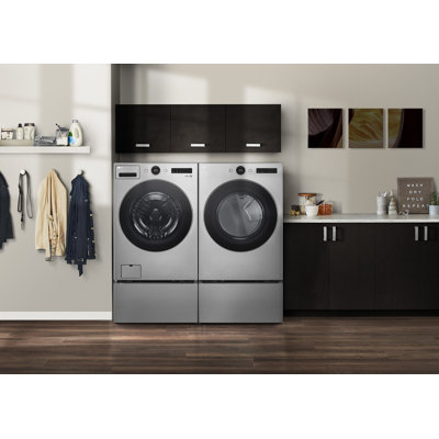 7.4 Cu. Ft. Ultra Large Capacity Smart Front Load Gas Dryer With Sensor Dry & Steam Technology -  LG, DLGX5501V