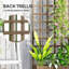 Wood Raised Garden Bed with Trellis