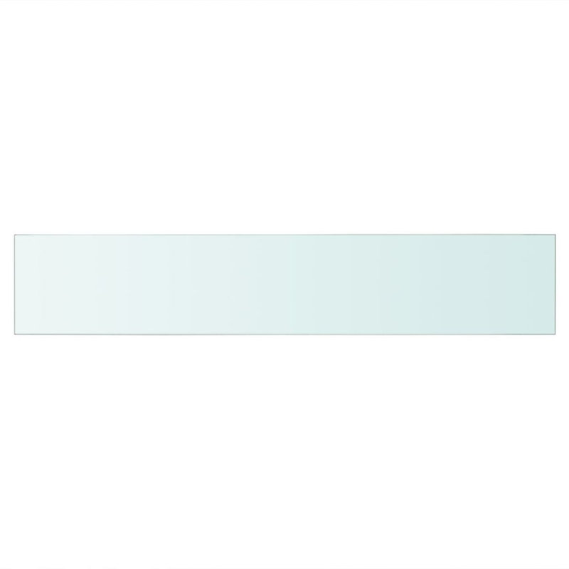 Tablette en verre, H 0,31 po x l 27,6 po x P 4,7 po