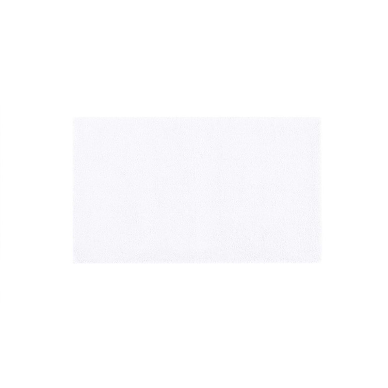 Quebisha Non-Slip Bath Rug, 24"W x 72"L, White
