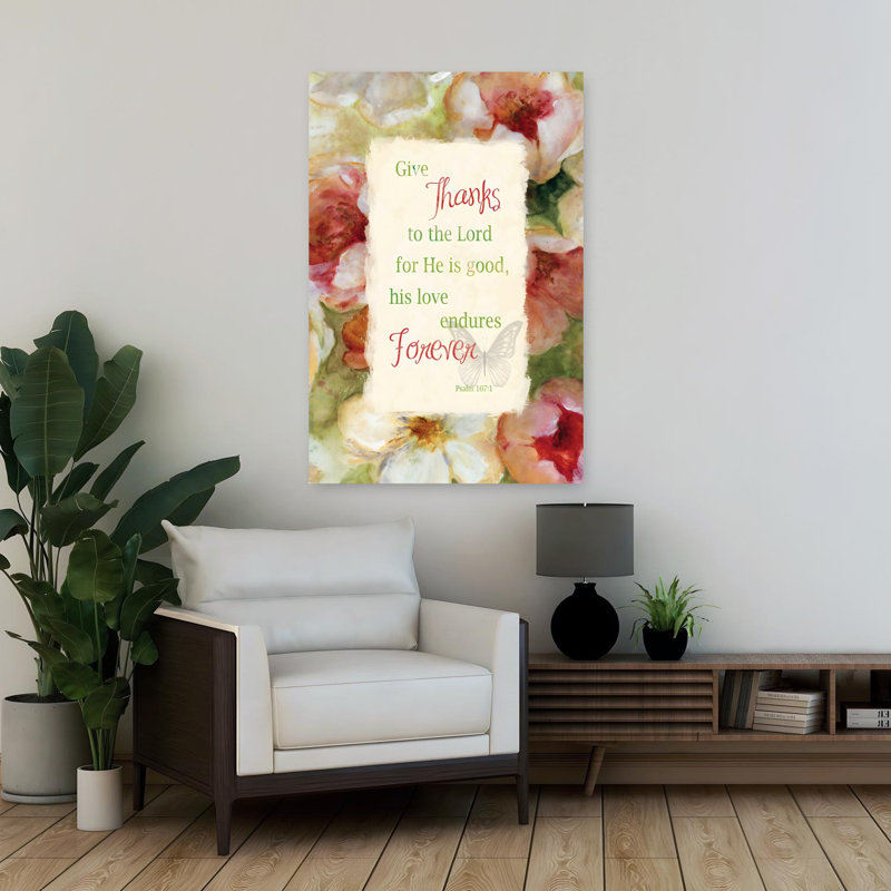 Garden Scriptures I Elegant Peaceful Serene Butterfly Flower, art mural, H 36 po x l 24 po