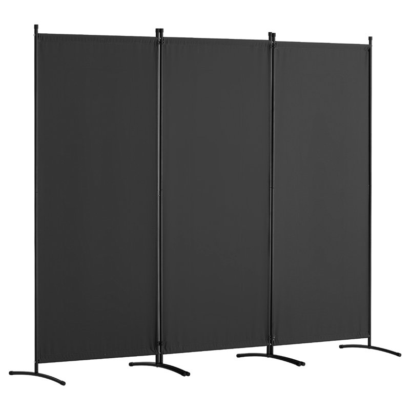 Cloison, 3 cloisons et écrans d'intimité pliables, cloisons en tissu pour bureau, chambre à coucher, salle à manger, bureau, autoportante