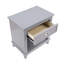 Table de chevet 1pc avec tiroir de rangement et tablette inférieure-2061818686