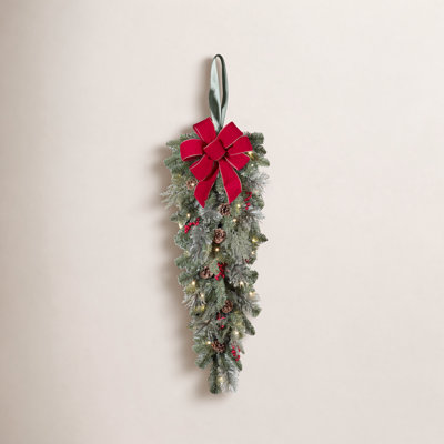 Hafner Lighted Faux Pine Swag