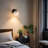Prismatic 1-Light Wall Sconce - Black-230865152