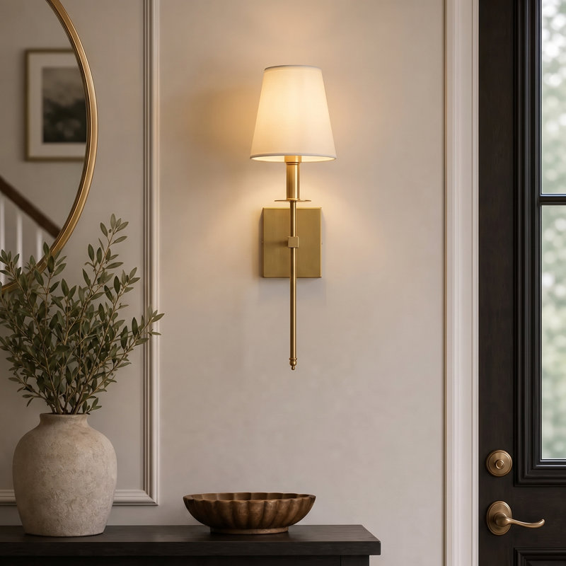 1 - Light Dimmable Wallchiere, Gold