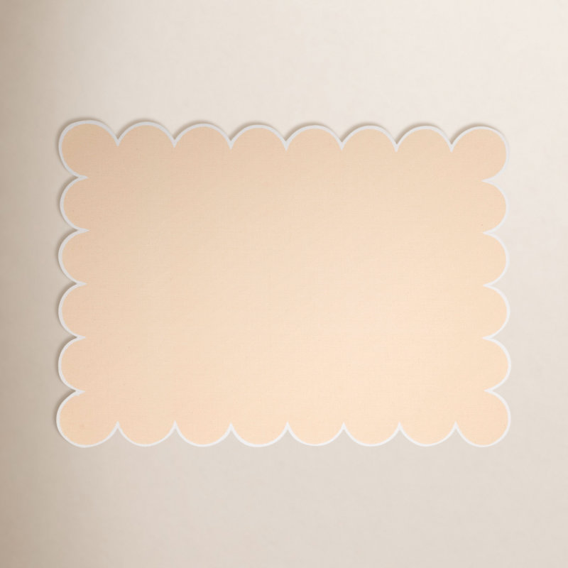 Napperons 100% coton, Beige