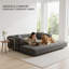 Canapé modulaire surdimensionné en velours côtelé, canapé modulaire convertible avec support anti-affaissement pour appartement et salon