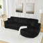 Canapé-lit modulaire rembourré en velours Corduroy-1818098731