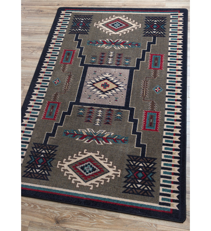 Busselton Southwestern Indoor Rug, Rectangle 5'4" x 7'8"