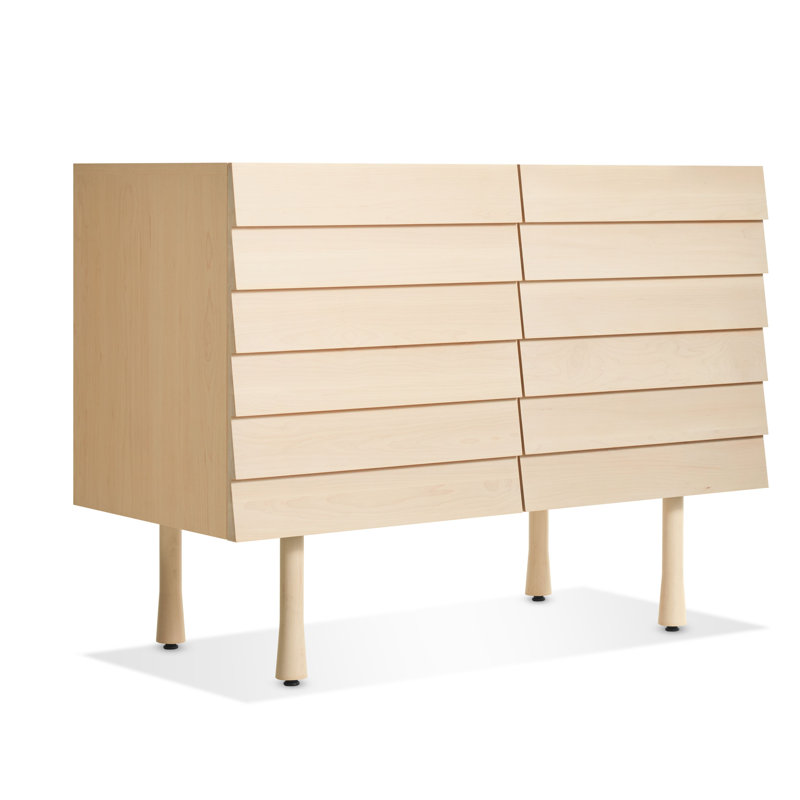 Lap Solid Wood Accent Cabinet, Whitewashed Maple