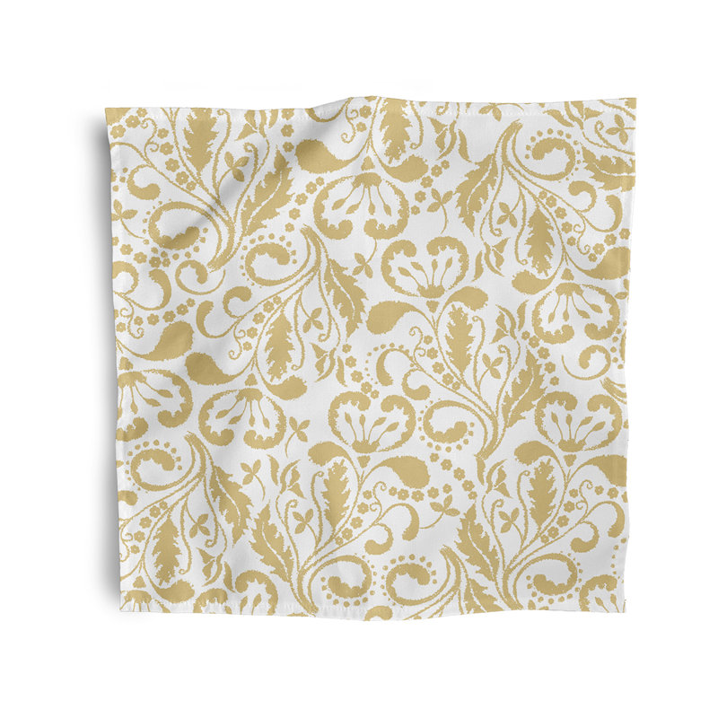 Ensemble de serviettes 4 pièces Rushton, Jaune
