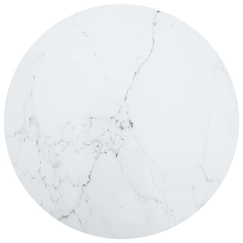 Gagan Table Top, 90cm W x 90cm L x 1cm D, White