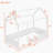 Bed House Bed Frame with Fence, for Kids, Teens-1488024782