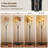 70" 3-Light Rattan Tree Floor Lamp, Black Metal Standing Lamp with 3 Bulbs Included