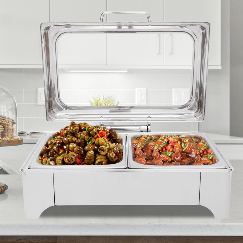 9.5QT 2-Pan Professional Warmer Set
