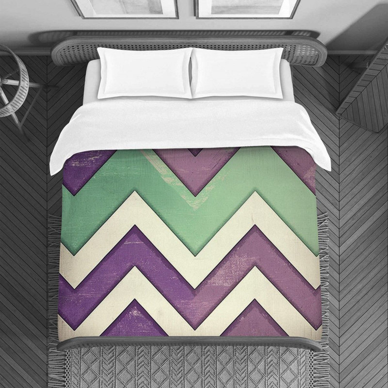 Housse de couette à chevrons, Housse de couette très grand