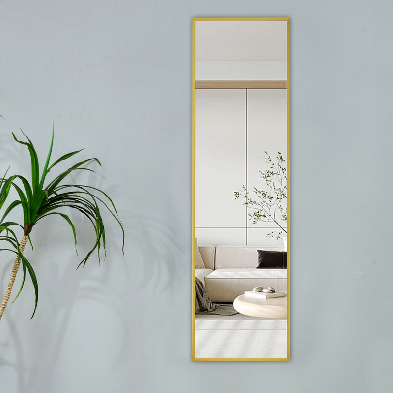 Miroir Quinnisha, Doré, Aluminum, H 48 po x l 13,8 po