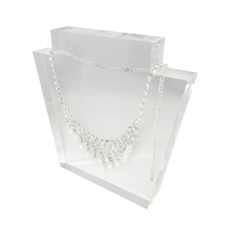 Présentoir à bijoux en plexiglas transparent
