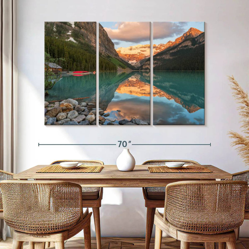 Alvord Lake Louise et les Rocheuses canadiennes, H 36 po x l 57 po