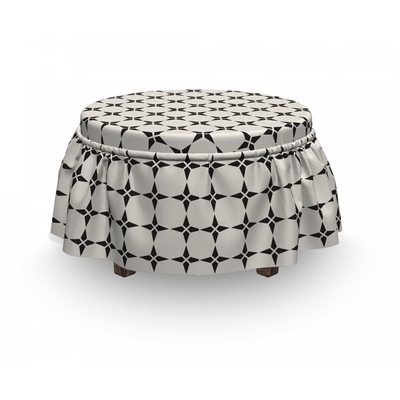 Housse pour repose-pieds geometry stars