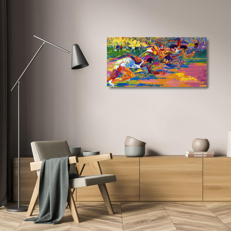 Olympic Track, 12" H x 24" W