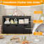 Armoire de rangement Commode 3 tiroirs avec roulettes-1710893340
