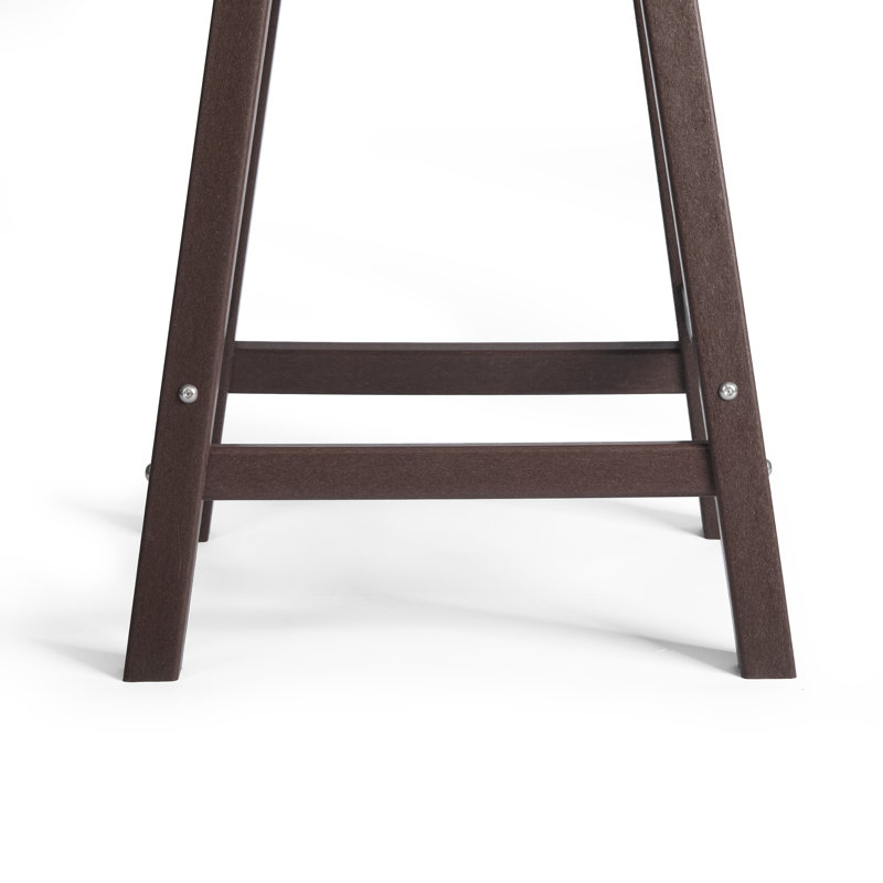 Tabouret de bar Laguna, Tabouret de comptoir (siège d’une hauteur de 24, Marron foncé