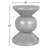 Isles Solid Wood Pedestal End Table