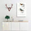Cordonbleu & Java Sparrow Birds PL. 5A by Charles D Orbigny - Wrapped Canvas-55371246