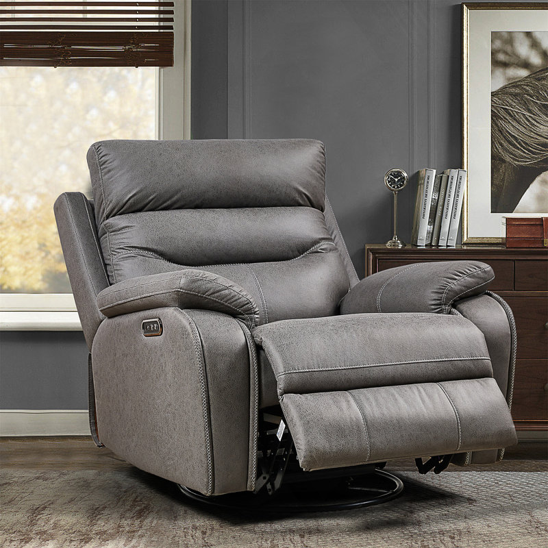 Fauteuil inclinable pivotant, Gris