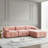 Modular Sectional Sofa, Button Tufted Designed And Diy Combination,L Shaped Couch With Reversible Ottoman-2070985319