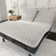 Matelas très grand divisé, 12 po, housse en tissu rafraîchissant, couche de confort en cuivre de 3 po, système de ressorts ensachés, support à haute densité, mémoire noire et gris, tissu à changement de phase, noyau, base en mousse de 2 po,-118875745