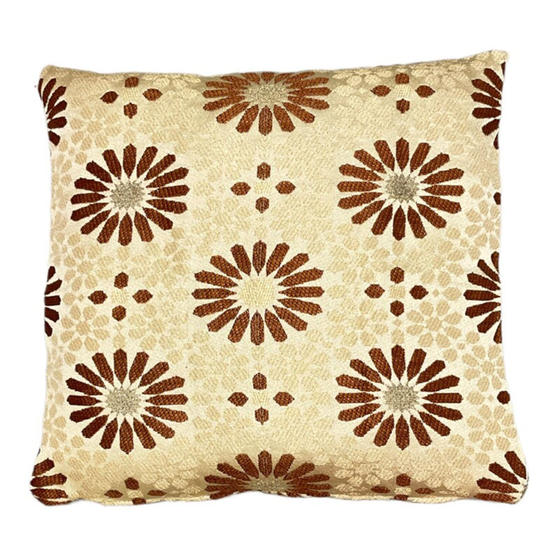 Lisabeth Floral Square Throw Pillow Cover