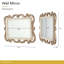 Platine De Royale Champagne Flat Beveled Wall Mirror-1617748433