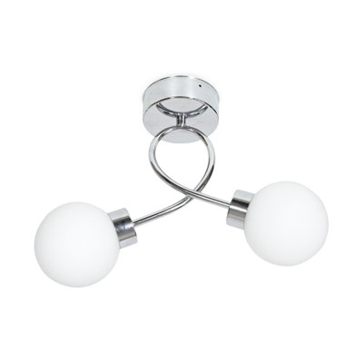 Menthe LED Semi Flush Mount