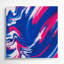 Abstrait couleur champ 52, art mural sur toile bleue-413861661