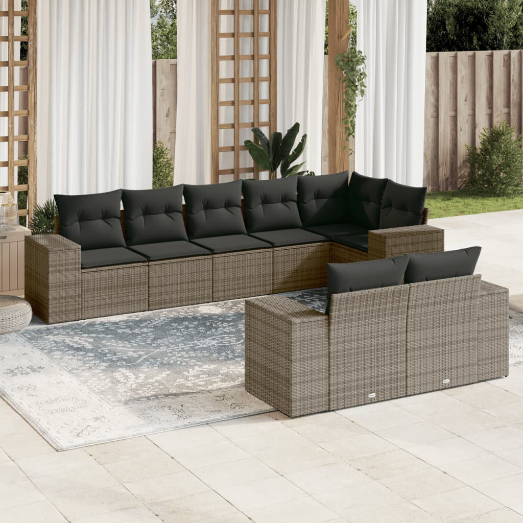 Gartensofa mit Kissen