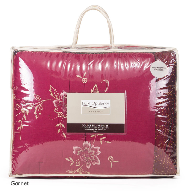 Durant Cotton Blend, Polyester Floral Bedspread