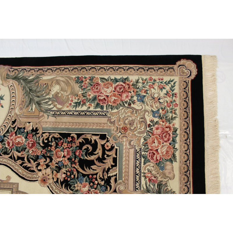 9'X12' Oriental Area Rug in Black